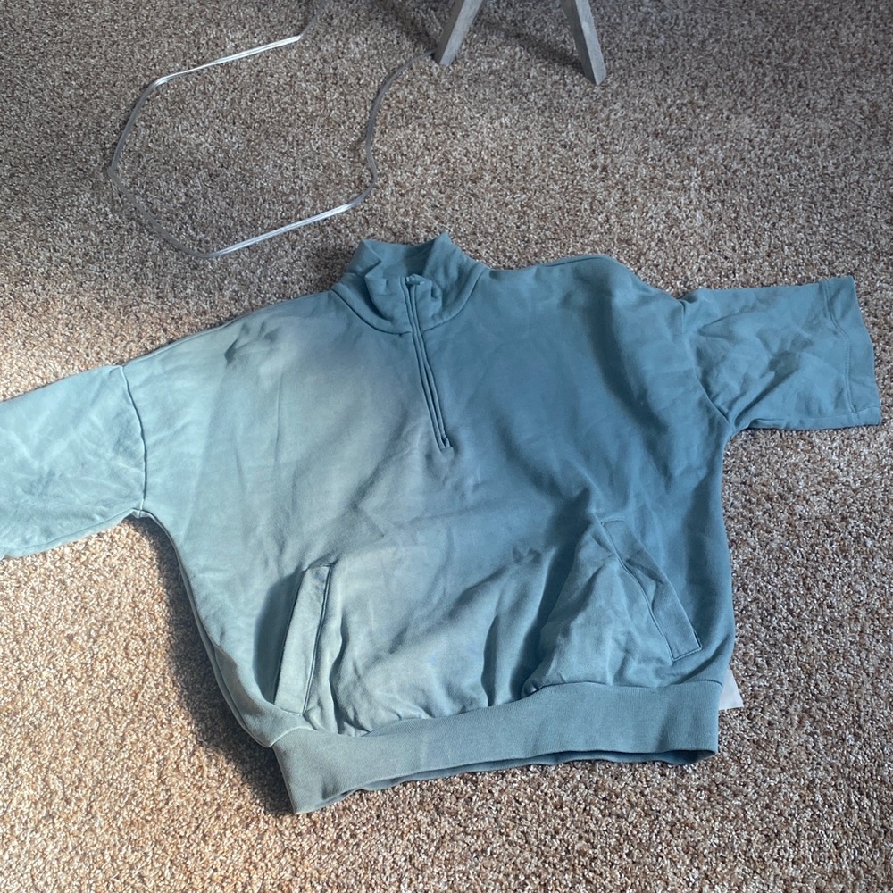 Blue Half-Zip Sweater